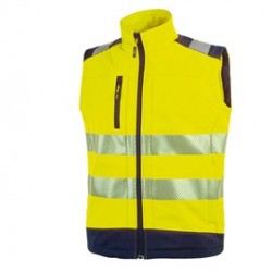 Gilet alta visibilitA' softshell Dany giallo fluo Taglia XL U-Power