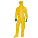 Tuta di protez. da rischio chimico DT300 Tg M giallo Deltachem