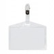 10 Portanome Pass 3P 9,5x6cm c/clip in metallo s/cartoncino Sei Rota