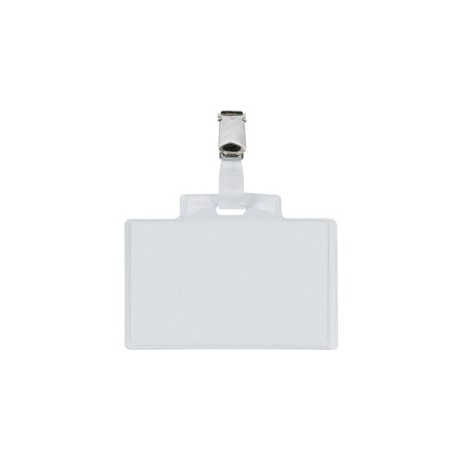 10 Portanome Pass 3E 9,5x6cm c/clip in metallo Sei Rota