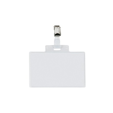 10 Portanome Pass 4E 11x7cm c/clip in metallo Sei Rota