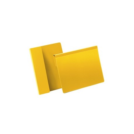 50 buste identificazione con aletta 210x148mm (A5-oriz) 1722 Giallo Durable