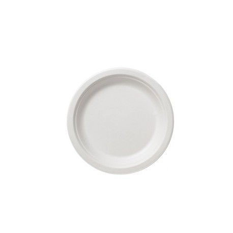 50 Piatti piani Ø180mm rotondo BIO Leone