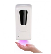 Dispenser automatico a riempimento 1LT bianco Gelly Plus con luce UV