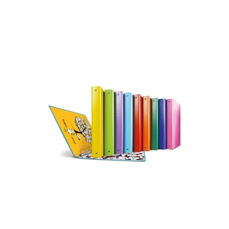 Raccoglitore Raggio Comics 4 anelli R diam. 30mm Sei Rota colori assortiti