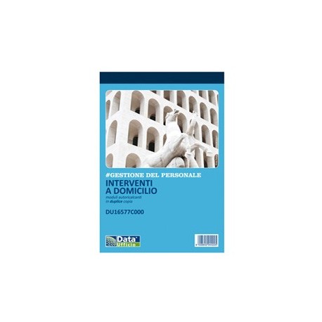 Blocco Interventi a domicilio del cliente 50/50copie autor. DU16577C000