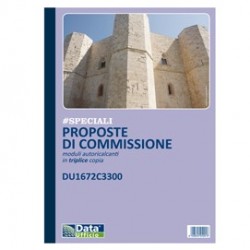 Blocco Proposte Commissione 33/33/33copie autor. 29,7x21,5cm DU1672C3300