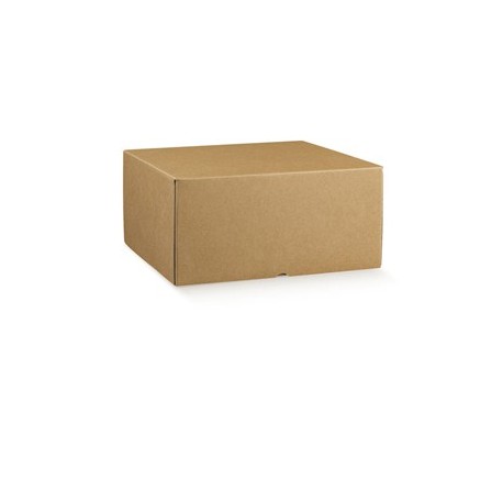 Scatola box per gastronomia d'asporto linea Marmotta 30x40x19,5cm avana