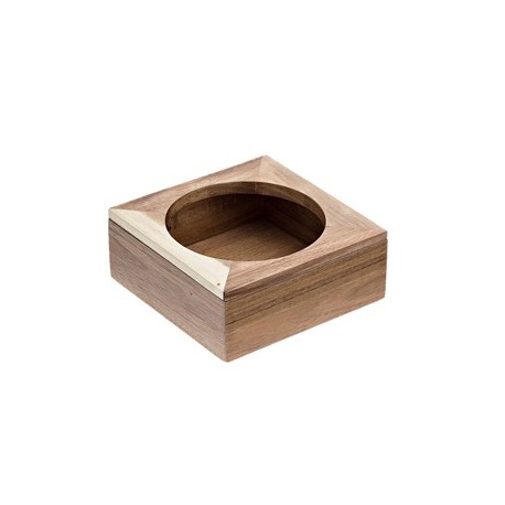 Supporto caraffa in bamboo 20x20x8cm naturale Leone