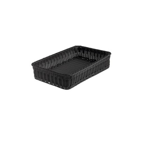 Cestino Vanity polipropilene rettangolare 53x32,5x10h cm nero Leone