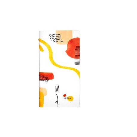PortamenU' F.to 18x31,6cm Linea Spaghetti - bianco