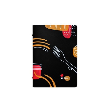 PortamenU' F.to A5 17x23cm Linea Spaghetti - nero