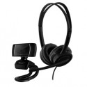 Set Webcam + Microfono Doba 2in1 - nero - Trust
