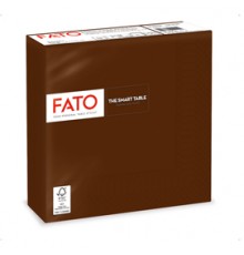 50 tovaglioli carta 33x33cm 2 Veli Cioccolata Fato