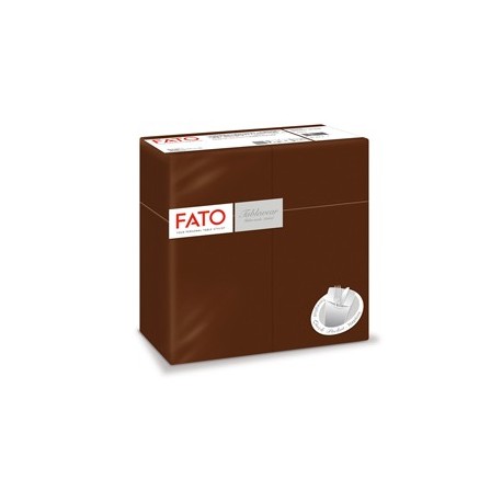 50 Quick Pocket 40x40cm color cacao Linea Airlaid Fato