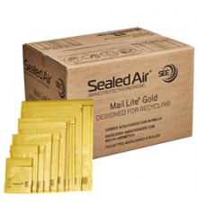 100 Buste imbottite GOLD E 22x26cm UTILE avana - conf.risparmio MAIL LITE®