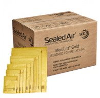 100 Buste imbottite GOLD E 22x26cm UTILE avana - conf.risparmio MAIL LITE®
