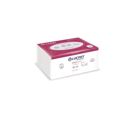100 Panni Beauty piegati 43x77cm per estetisti e parrucchieri Airtech Lucart