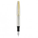 Penna stilografica Aldo Domani punta M fusto silver Monteverde