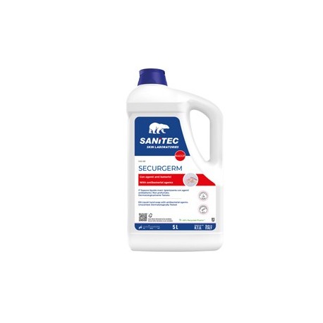 Sapone liquido 5Lt con antibatterico Securgerm Sanitec