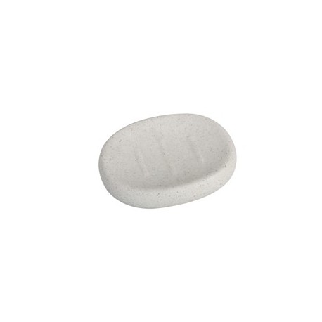 Portasapone bianco linea Stone