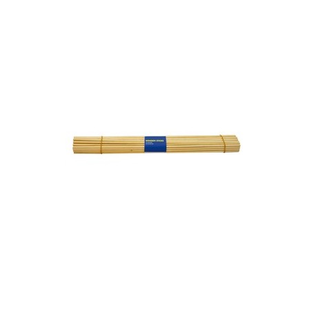 Set 50 pz bastoncini in legno colore naturale dim. 40cm x diam. 4mm DECO