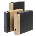 Registratore Colorosa Wood c/custodia dim. 29x34cm dorso 8cm col.ass Ri.Plast