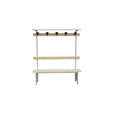 Panca in legno con alzata a 5 POSTI L150cm
