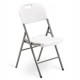 Sedia pieghevole in HDPE bianco Horeca
