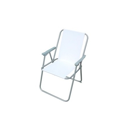 Sedia pieghevole bianca Relax
