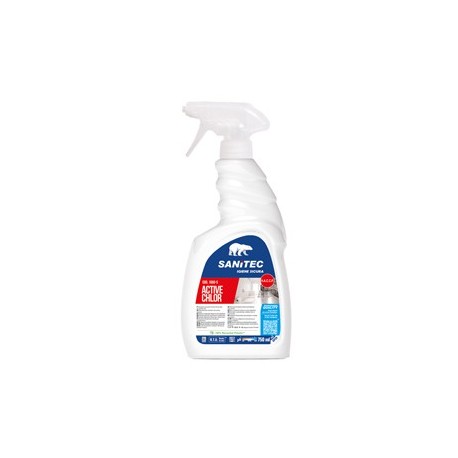 Detergente sgrassante clorinato trigger 750ml Sanitec
