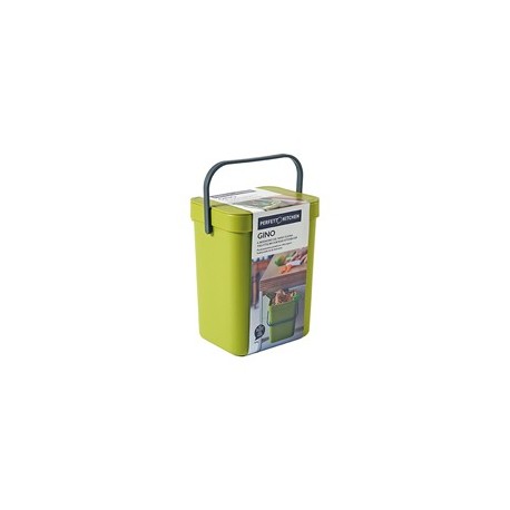 Pattumiera GINO per rifiuti organici verde 5 lt Perfetto