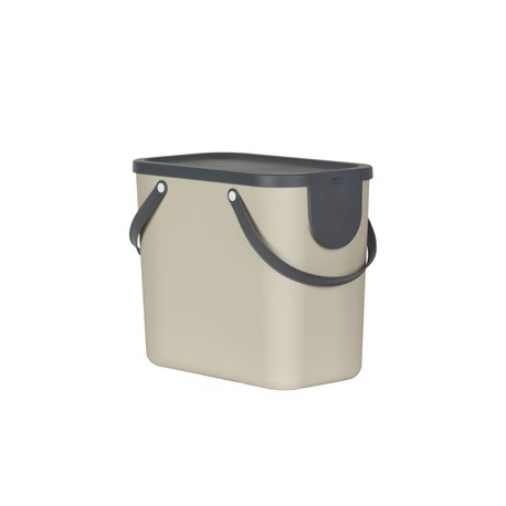 Pattumiera ALBULA 25 Lt Cappuccino ROTHO