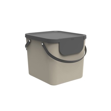 Pattumiera ALBULA 40 Lt Cappuccino ROTHO