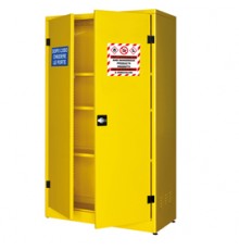 Armadio di sicurezza per liquidi infiammabili 107,5x50x185cm giallo