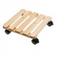 Trolley portavaso in legno 30x30cm