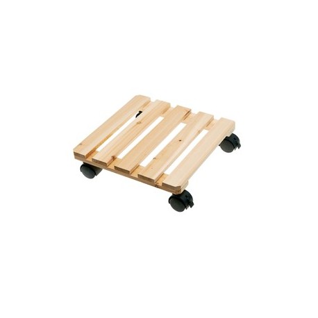 Trolley portavaso in legno 30x30cm