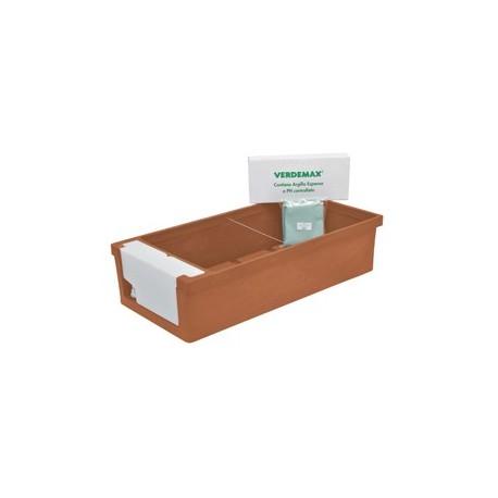 Kit Orto urbano 115x58x28cm terracotta