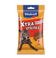 Confezione 20 Xtra Stripes per cani gusto manzo 200gr