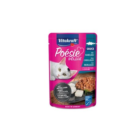 PoE'sie DE'liSauce per gatti gusto merluzzo 85 gr