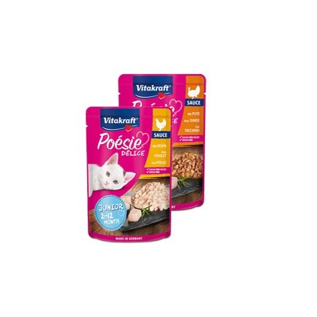 PoE'sie DE'liSauce per gatti gusto pollo junior 85 gr