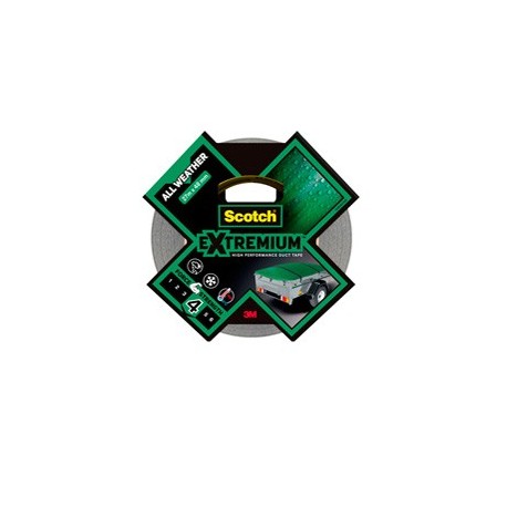 Nastro adesivo EXTRA resistente alte temperature 48mmx27,4m nero Scotch®