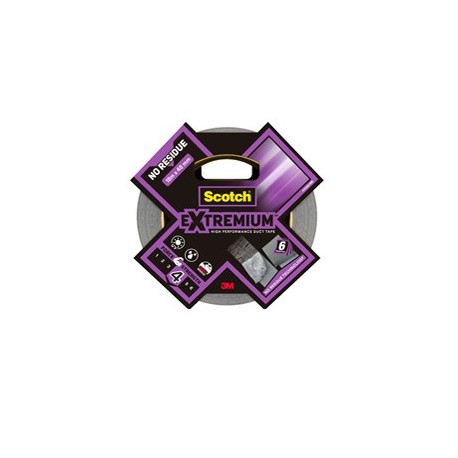 Nastro adesivo EXTRA resistente NOresidui 48mmx18m nero Scotch®