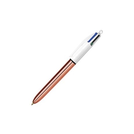 Scatola 12 penna sfera a scatto 4 Colori Rose Gold 1.0mm BIC®