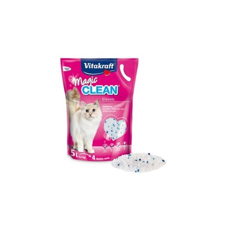Magic Clean lettiera in scaglie di silicio per gatti 5Lt