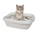 Toilette con cornice grande per gatti