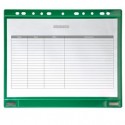 Conf. 5 Buste forate per supporti magnetici ad anelli f.to A4 verdi Tarifold