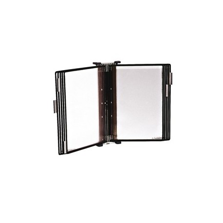 Leggio antibatterico da muro + 10 buste f.to A4 nero Tarifold