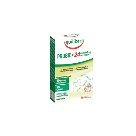 Integrator Probio 24 miliardi di fermenti 10 Bustine Orosolubili 25gr Equilibra