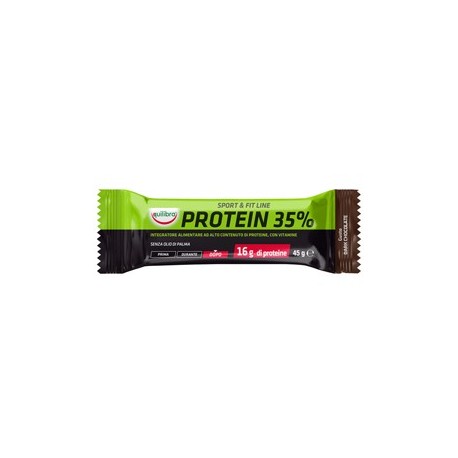 Integratore SportFit Line Protein 35 Gusto Dark Chocolate 45gr Equilibra